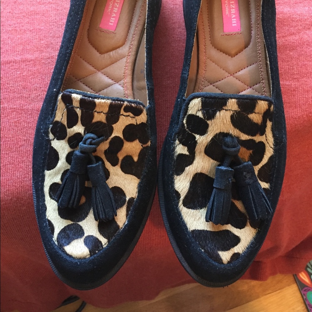 NWOT - Leopard loafers